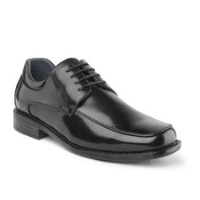 Men's Dress Shoes Square Toe Oxfords Shoes Lace up Wedding Shoes Black