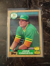 1987 Topps - Jose Canseco #620 Oakland A's Gold Cup All-Star Rookie