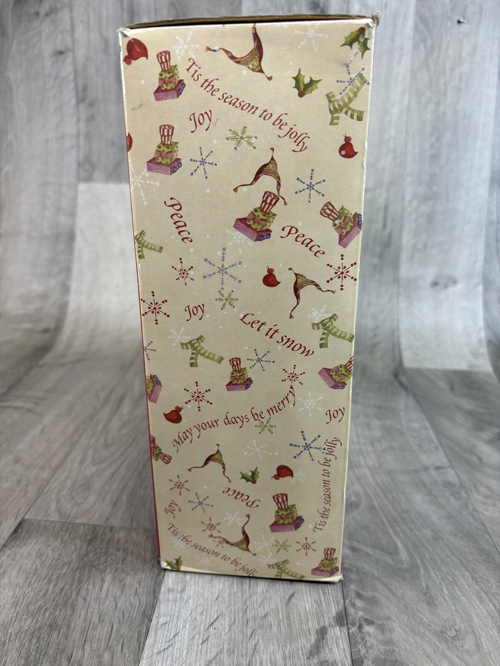 Oneida Snowmates Dinner Plates Set of 4 Hand Painted Earthenware Holiday Snowman - Image 2 of 4