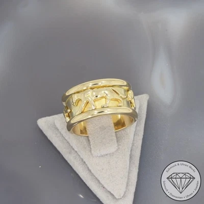 Wert 3100 € Ring Raubkatze 750 18 Karat Gelb Gold xxyy - Bild 1 von 4