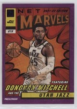 2021-22 Panini Donruss Net Marvels Press Proof Purple Donovan Mitchell #3 4f5
