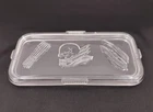 Vtg Federal Glass Refrigerator Dish Replacement Lid Only Clear Vegetable Design