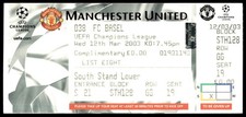 Ticket 2003 Manchester United vs. FC Basel Champions League  40442