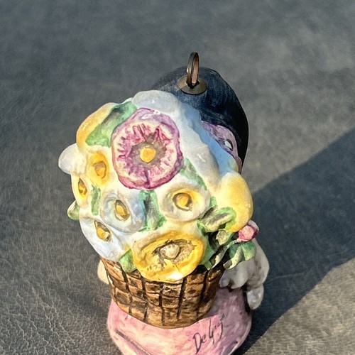 DeGrazia Goebel Ornaments Flower Girl 1986 & Flower Boy 1987 Signed Read - Picture 7 of 20