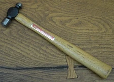 Master Mechanic 4 Ounce Oz Ball Peen Hammer with Hardwood Handle New Old Stock