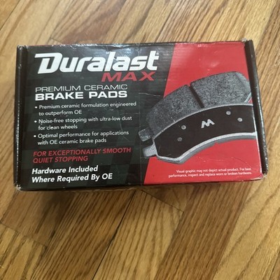 DGC906 Duralast Max Premium Ceramic Brake Pads Hardware Included