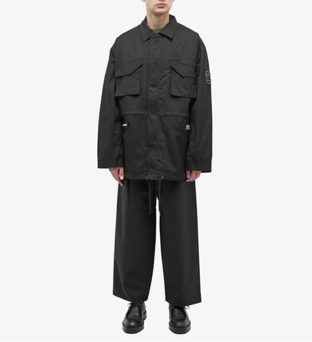 Fred Perry Men's x Raf Simons Military Jacket in Black Size Medium SALESMAN - Picture 4 of 18