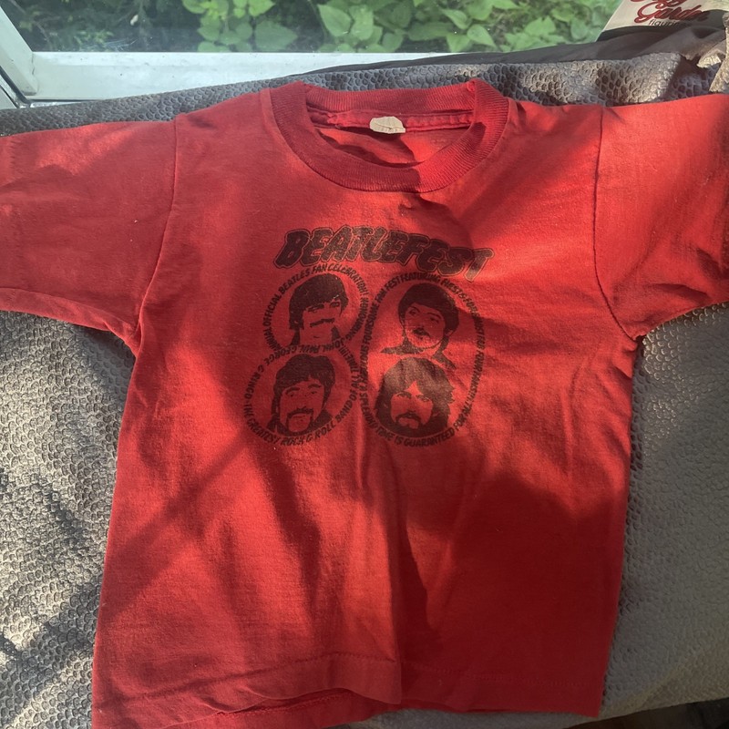 Vintage BeatleFest Childs T Shirt Size 2-4 Rare