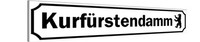 Holzschild 10X46 Cm KurfüRstendamm Berlin StraßE Stadt Deko Geschenk Holz Schild