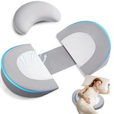 Pregnancy Pillow Wedge for Belly Support, Maternity Pillow for Pregnant Women Ad