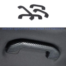 ABS Carbon Fiber Top Roof Inner Handle Frame Trim For Benz GLC X254 2023-2024 4X