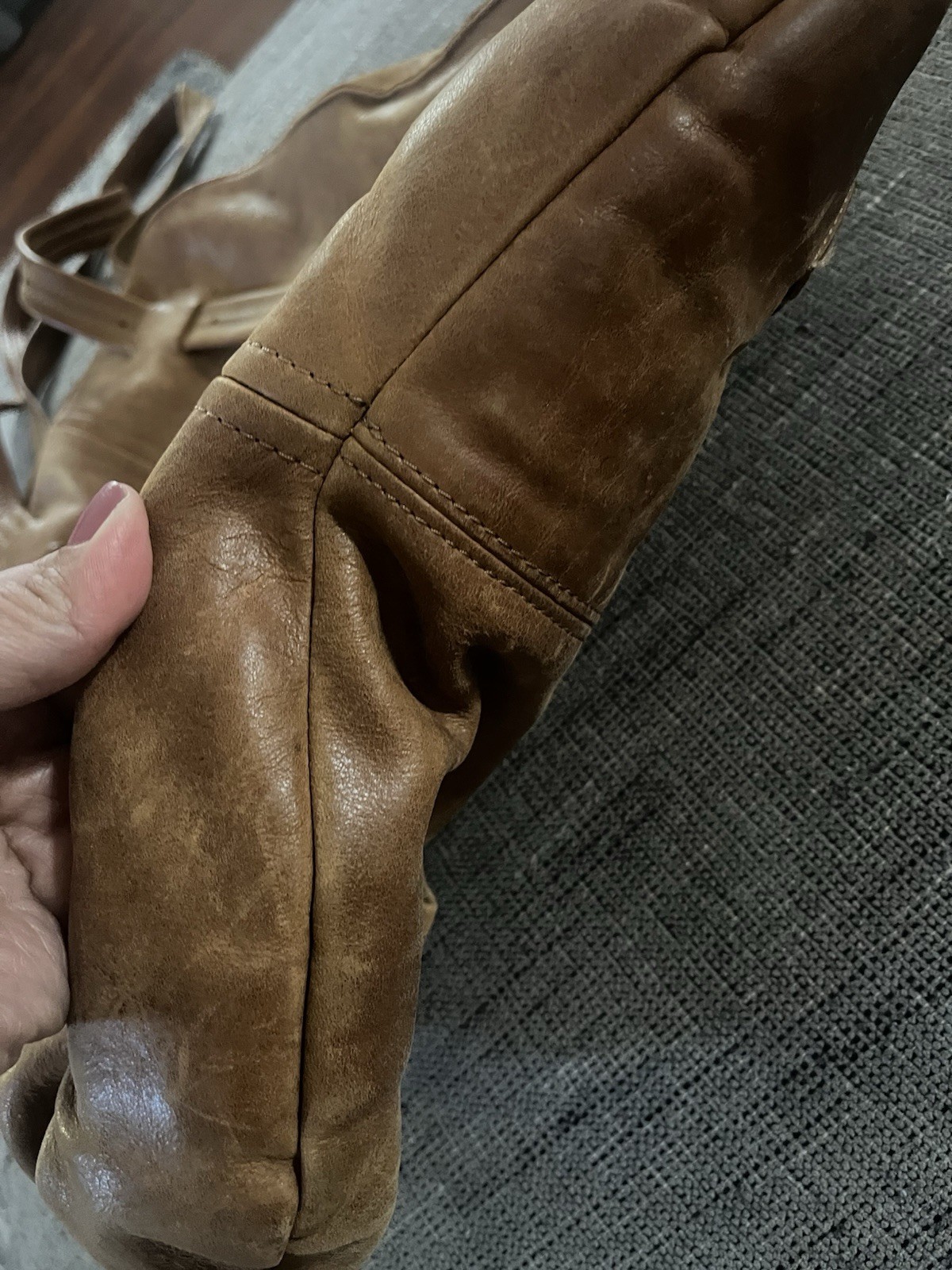 Mayko Leather Convertable Backpack Bag - image 3