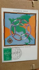 937 1959 1218 Europa CP Oblitérée Exposition Philatélique