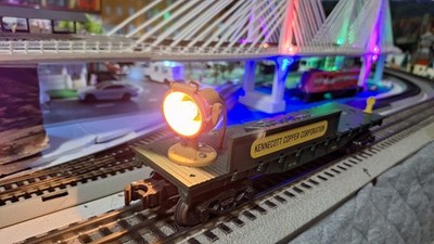 Vintage O Gauge K Line Kennecott Copper Corp Search Light Car