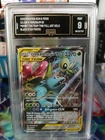 Celebi & Venusaur GX SM167 Sun & Moon Promo Alt Art Pokemon GMA 9 Mint