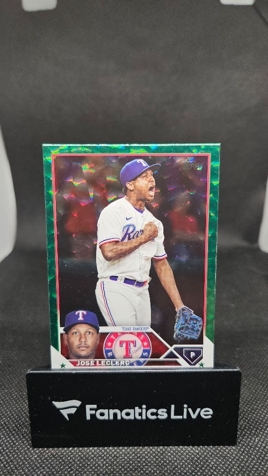 2023 Topps Update Series - Jose Leclerc #US59 Green Foil /499