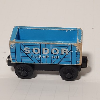 Thomas the Tank Engine Wooden Railway: Sodor Scrap Car #3, light blue - 2000