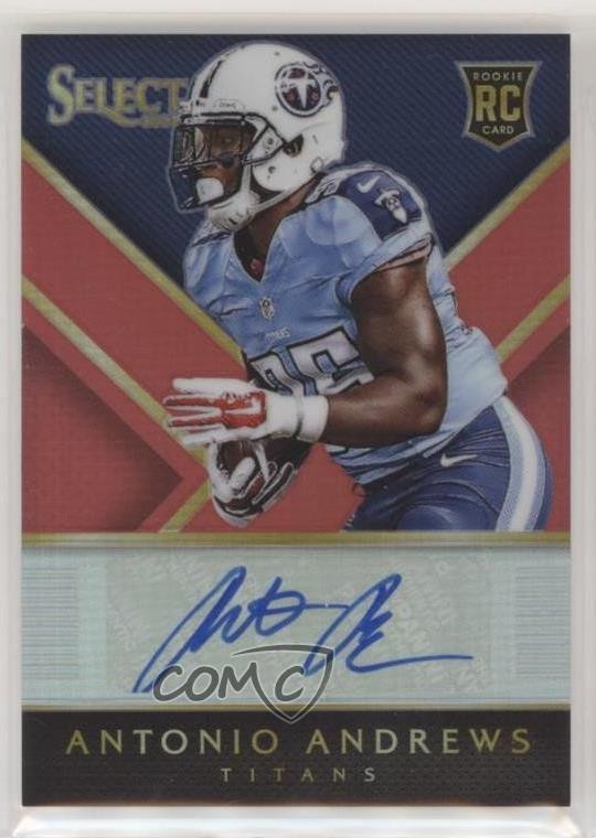 2014 Panini Select Rookie Red Prizm 44/50 Antonio Andrews #RA-AA Auto RC 0b2