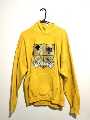 BEYONCE hooded sweatshirt R&B hoodie Egyptian coat-of-arms Large bee 2019