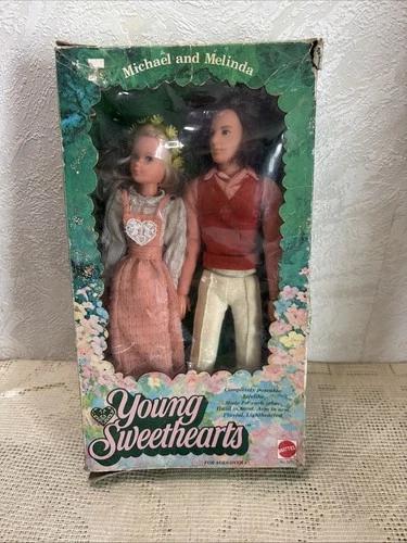 Vintage Mattel Young Sweethearts Michael & Melinda 1975 New Open Box
