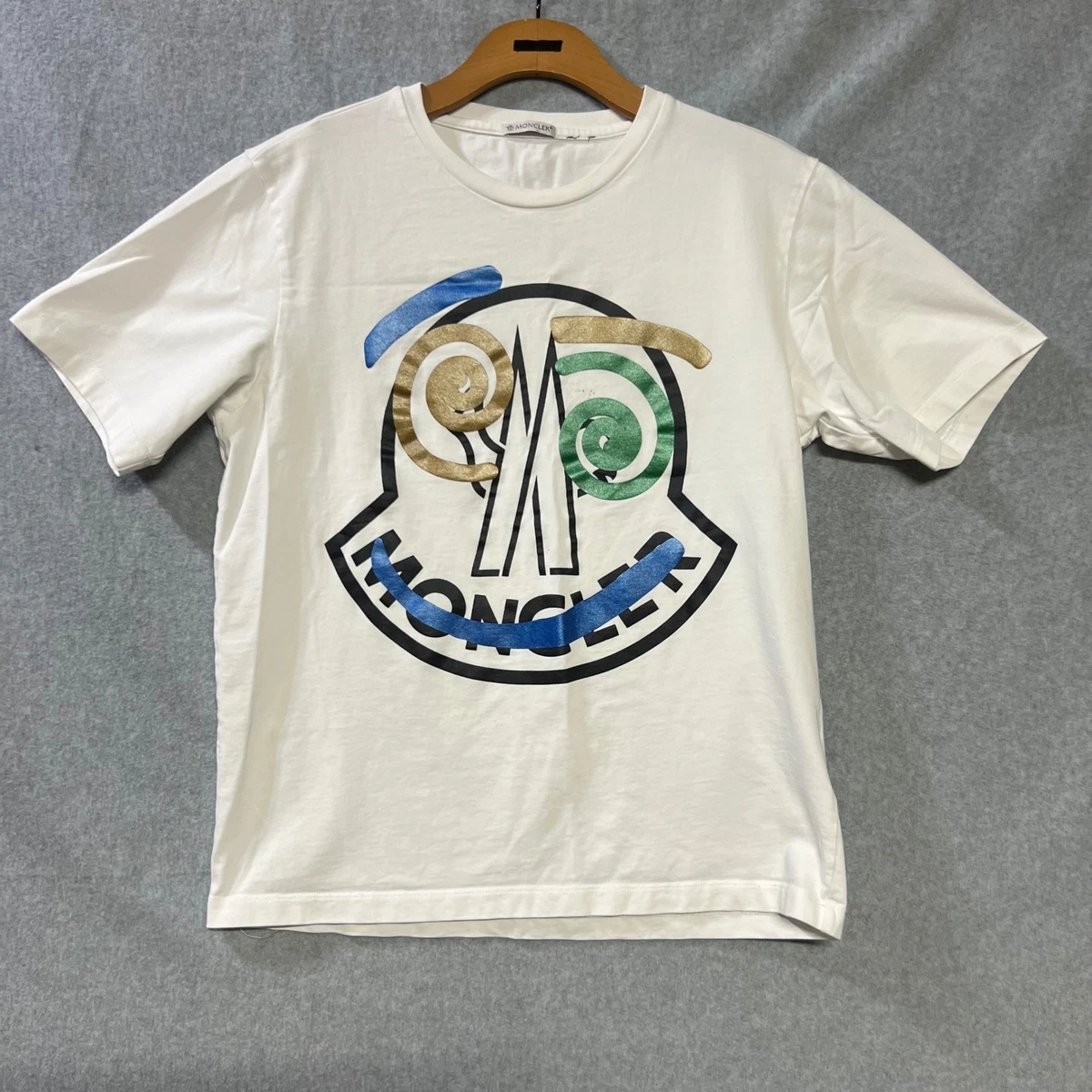 Moncler White T-Shirts for Men for sale | eBay