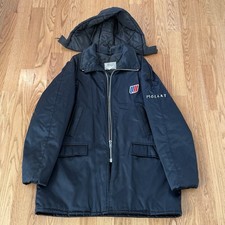 Vintage United Airlines Employee Parka XL Mollat Chicago USA