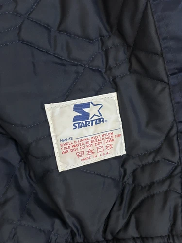 Vintage Chicago Bears Starter Bomber Satin Jacket Coat NFL Men’s Size XXL - Picture 6 of 8