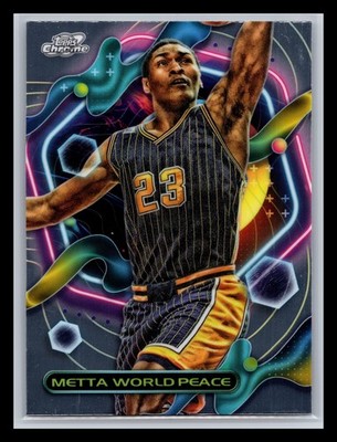 Metta World Peace Indiana Pacers 2023-24 Topps Chrome Cosmic #52