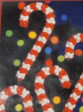 BEADERY Beaded Christmas Ornament Kit Candy Canes