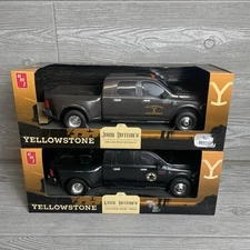 1:20 AMT YELLOWSTONE John & Kayce Dutton's DODGE RAM PICKUPS Lot READ