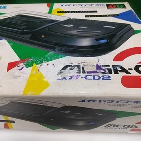 SEGA Mega-CD 2 Console Boxed Tested w AC Adapter Parts Japan HAA-2912