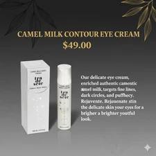 Camel Milk Contour Eye Cream Natural Anti-Aging Hydrating Eye Treatment Sensitiv