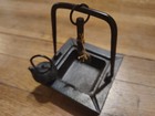 Vintage Japanese Cast Iron Minature Irori Hearth with pot and by Nabu Tekki — photo 3