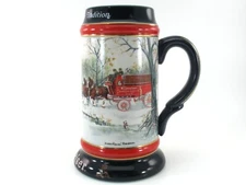 Budweiser Beer Stein Collector Series 1990 AMERICAN TRADITION Ceramic Vintage