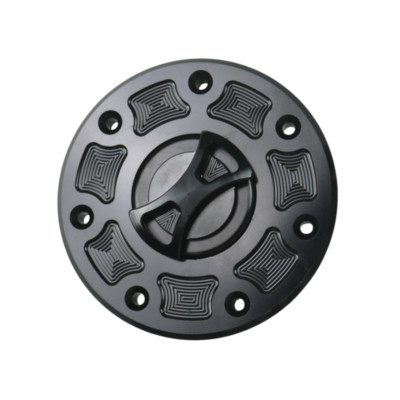 a（感謝）/4 Black CNC Bow-tie Gas Fuel Tank Cap For Kawasaki ZX-11 ZXR400