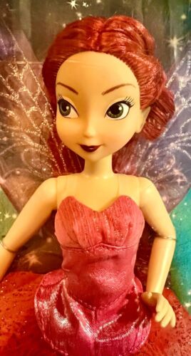 2008 Disney Fairies Tinkerbell**DISNEY STORE FAIRY "ROSETTA" BAMBOLA 12"*Nuova con scatola - Foto 2 di 7