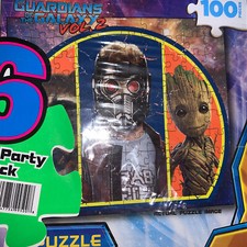Sealed Marvel Star Wars, Despicable ME3,  Spiderman 6 Jigsaw Puzzle Pack of 6!