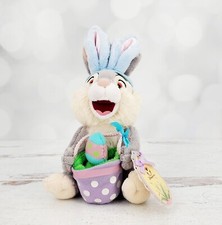 Disney Store Easter Thumper Basket Plush 6" Stuffed Animal Toy