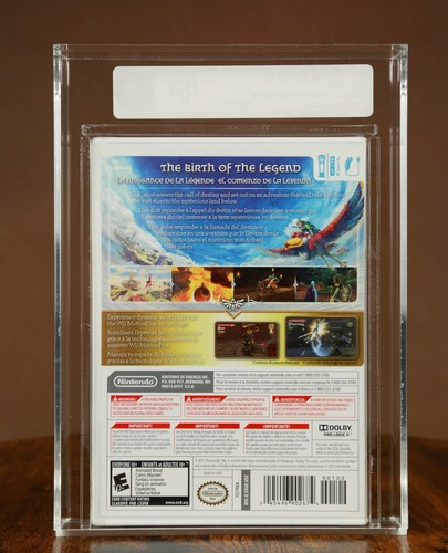 Zelda Skyward Sword VGA 85 Sellado de Fábrica Nintendo Wii Nuevo Sin Abrir WATA - Imagen 2 de 2