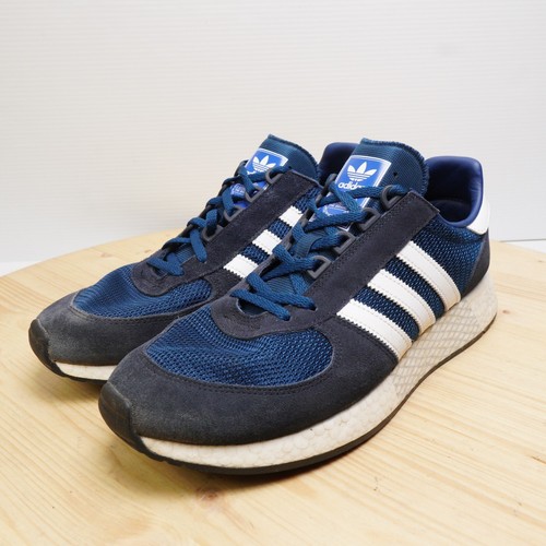 Blue Suede Athletic Running Shoes 