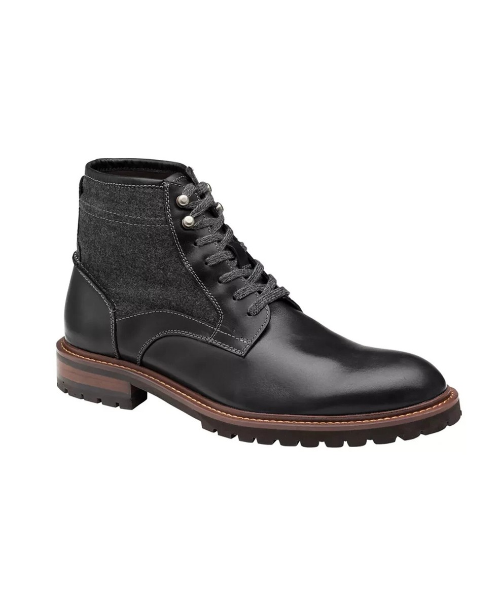 Johnston & Murphy Chadwick Plain Toe Boots Shoes Mens Size 10 M Black Men main image 4