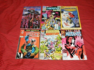 6 x MARVEL COMICS MIXED BUNDLE / NEW MUTANTS STRIKEFORCE MORITURI JUSTICE