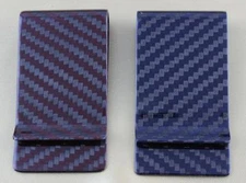 Carbon Fiber RFID Blocking Money Clip Card Holder Protected Cards  W6