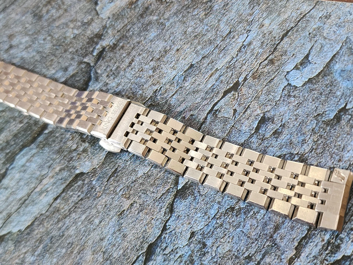 KLH純正 キングセイコー 19mm M11M211J0 Genuine King Seiko KS 19mm SS Bracelet Band M11M211J0 Nos defect