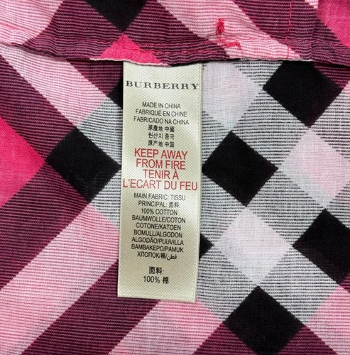 Burberry Brit Checkered Cotton Dress size M - Picture 11 of 13