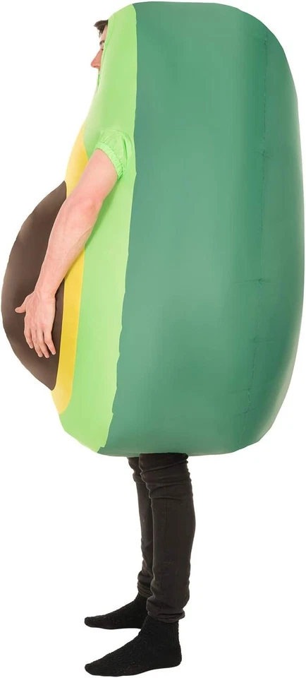 Disfraz Inflable Aguacate Adulto Divertido Gigante Fruta Inflable Traje Halloween Foto 4 de 4