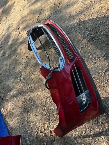 12-16 OEM Tesla Model S OEM RED FRONT BUMPER COVER ASSEMBLY - Picture 4 of 9