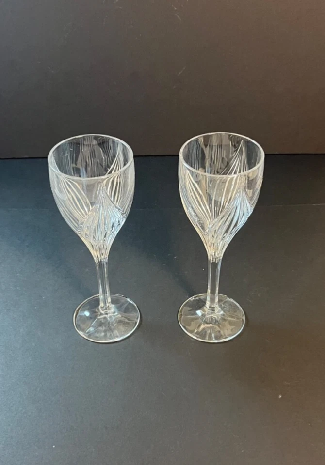Набор из 2 ~ выбрать количество ~ GORHAM кристалл примулы стекла кубок новом состоянии - Изображение 3 из 4