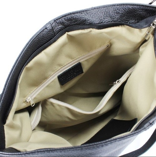 Borsa donna a spalla e tracolla in vera pelle di vitello made in italy. - Foto 21 di 27