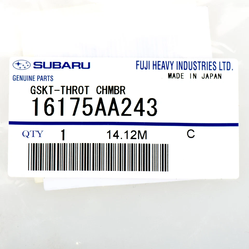 Junta coletora de admissão de motor Subaru Impreza WRX STI 2004-2018 fabricante de equipamento original 16175AA243 - Imagem 4 de 4